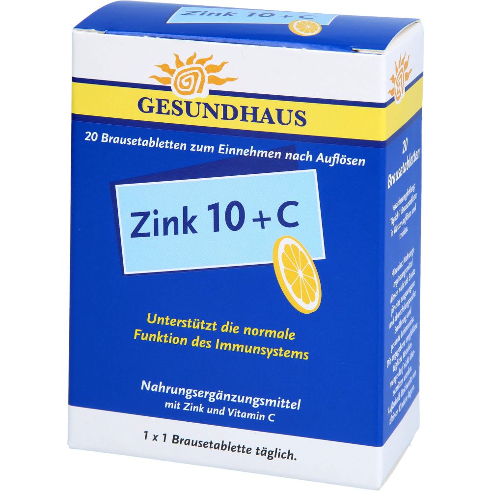 Zink 10+C Brausetabletten 20 St 20 St