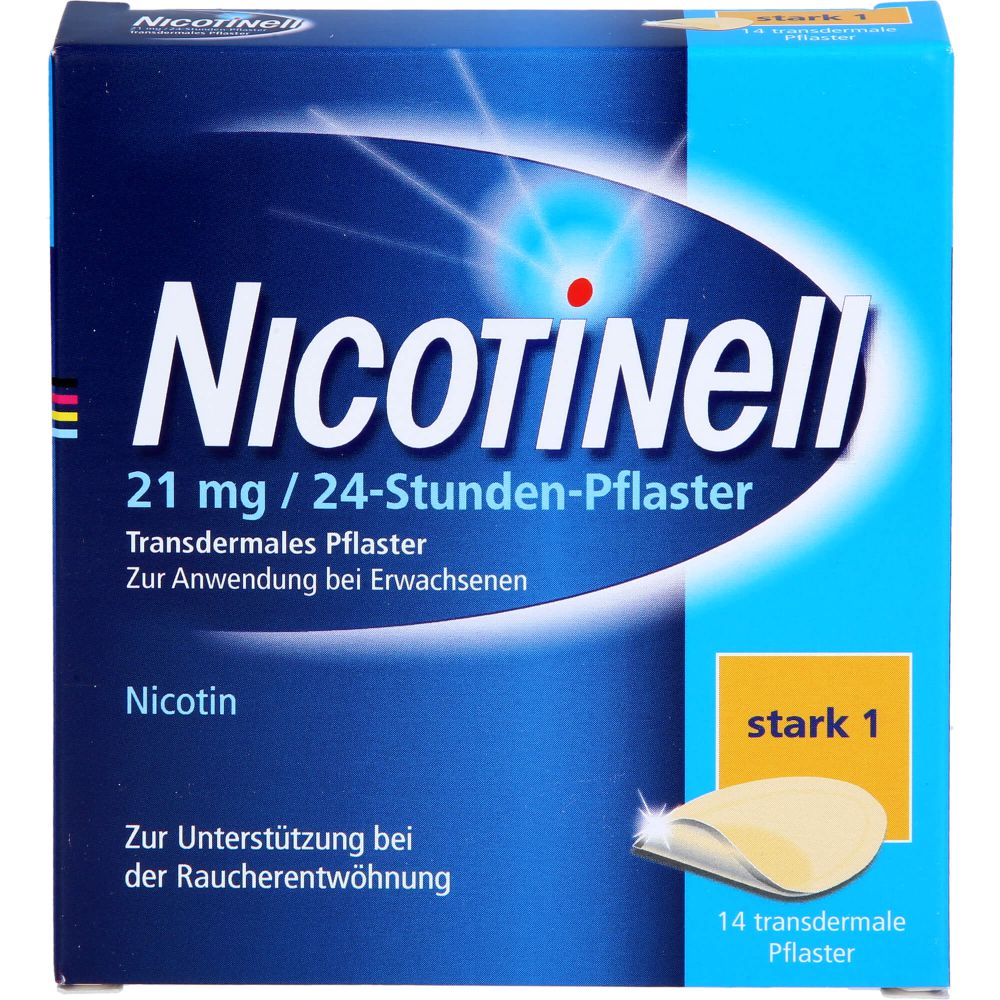 Nicotinell 21 mg/24-Stunden-Pflaster 52,5mg 14 St