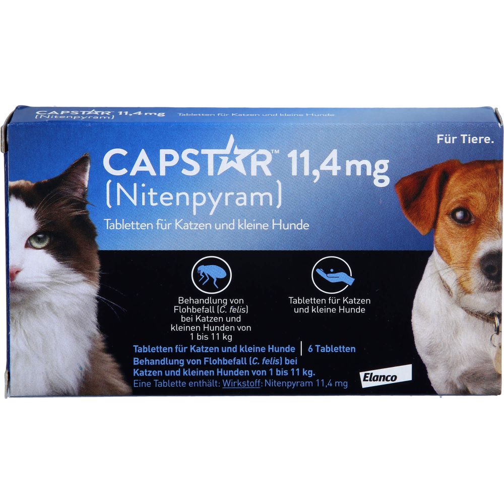 CAPSTAR 11,4 mg Tabletten f.Katzen/kleine Hunde