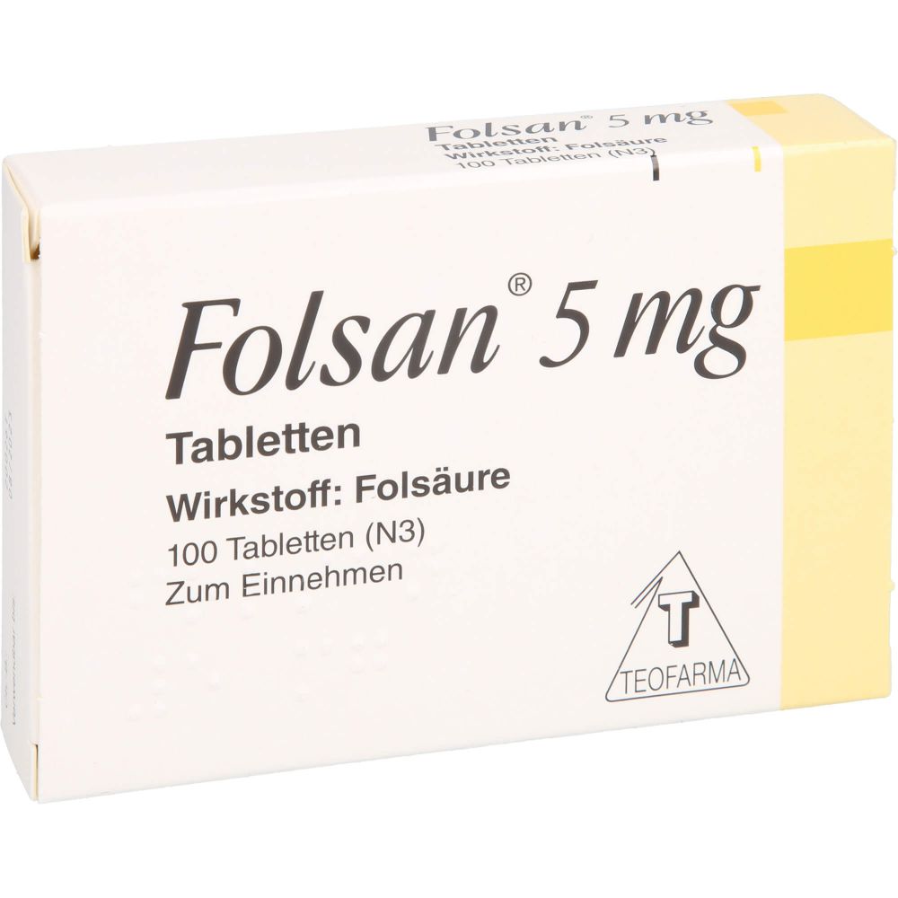 FOLSAN 5 mg Tabletten