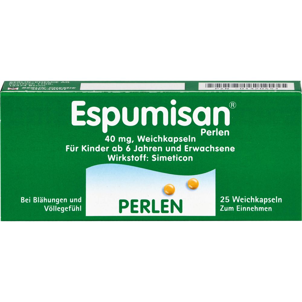 Espumisan Perlen 40 mg Weichkapseln 25 St