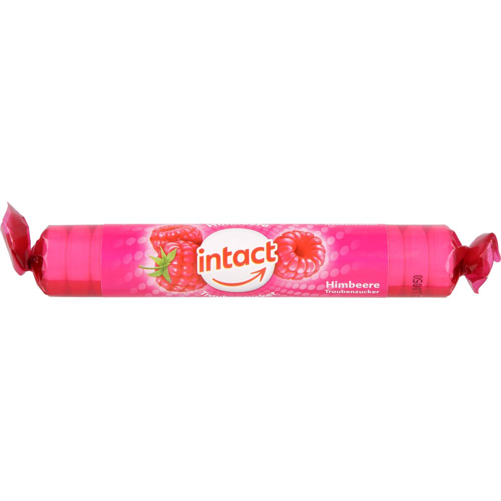 INTACT Traubenzucker Rolle Himbeere