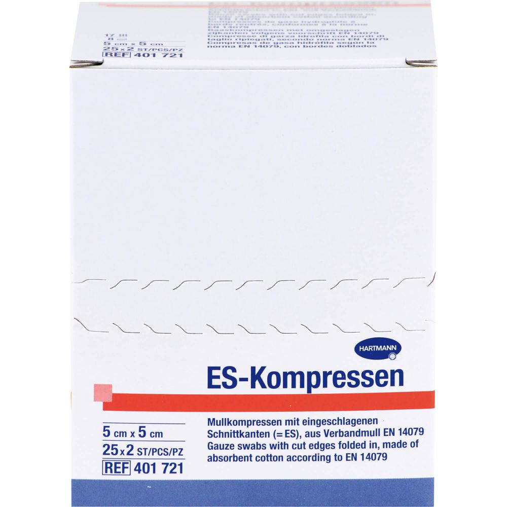 ES-KOMPRESSEN steril 5x5 cm 8fach