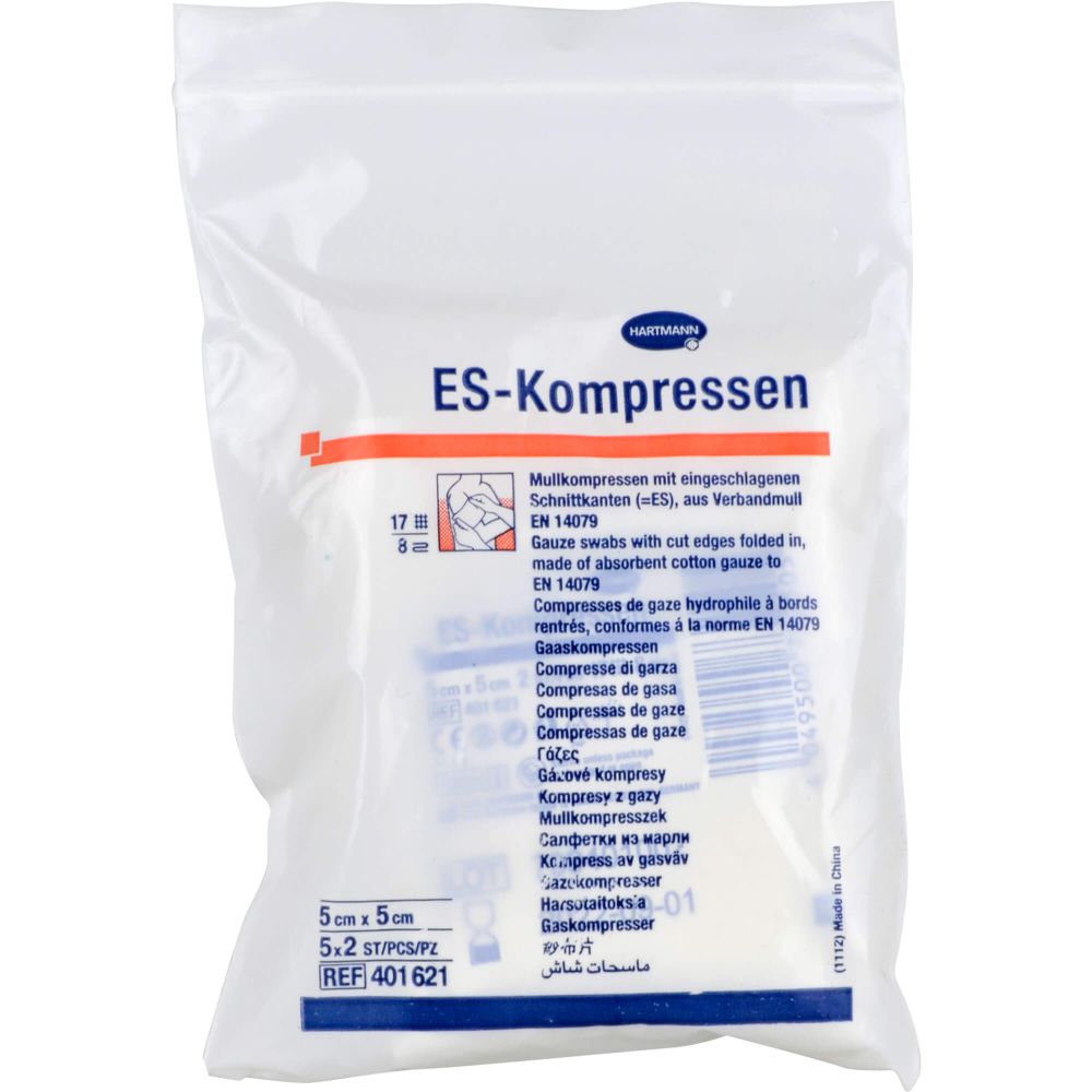 ES-KOMPRESSEN steril 5x5 cm 8fach