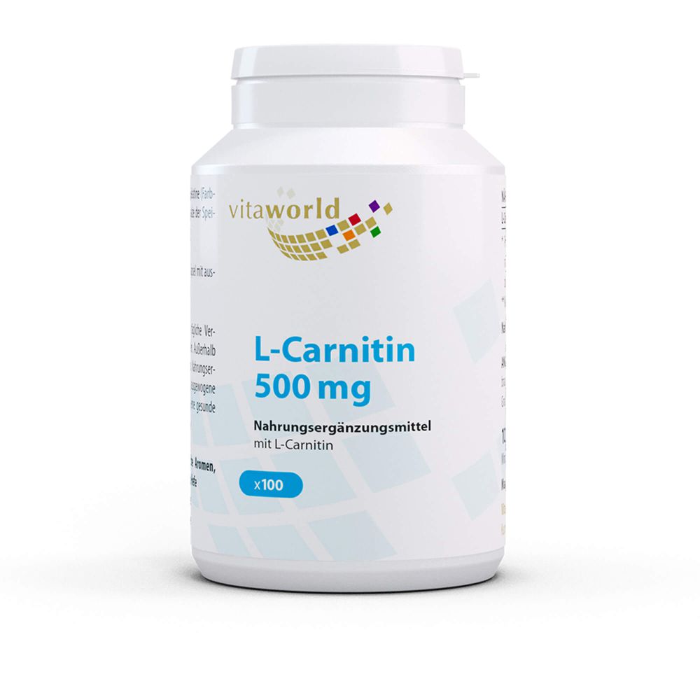 L-Carnitin 500 mg Kapseln 100 St