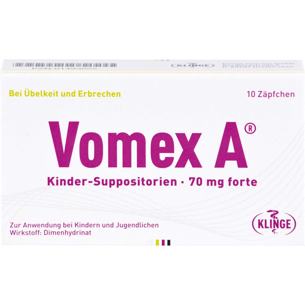 VOMEX A Supozitoare copii forte 70 mg