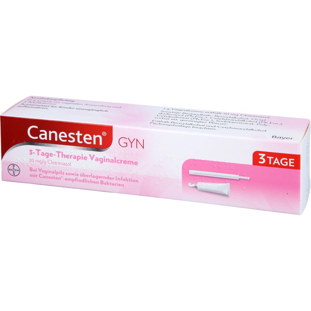 Canesten® GYN 3-Tage Vaginalcreme – Scheidenpilz behandeln