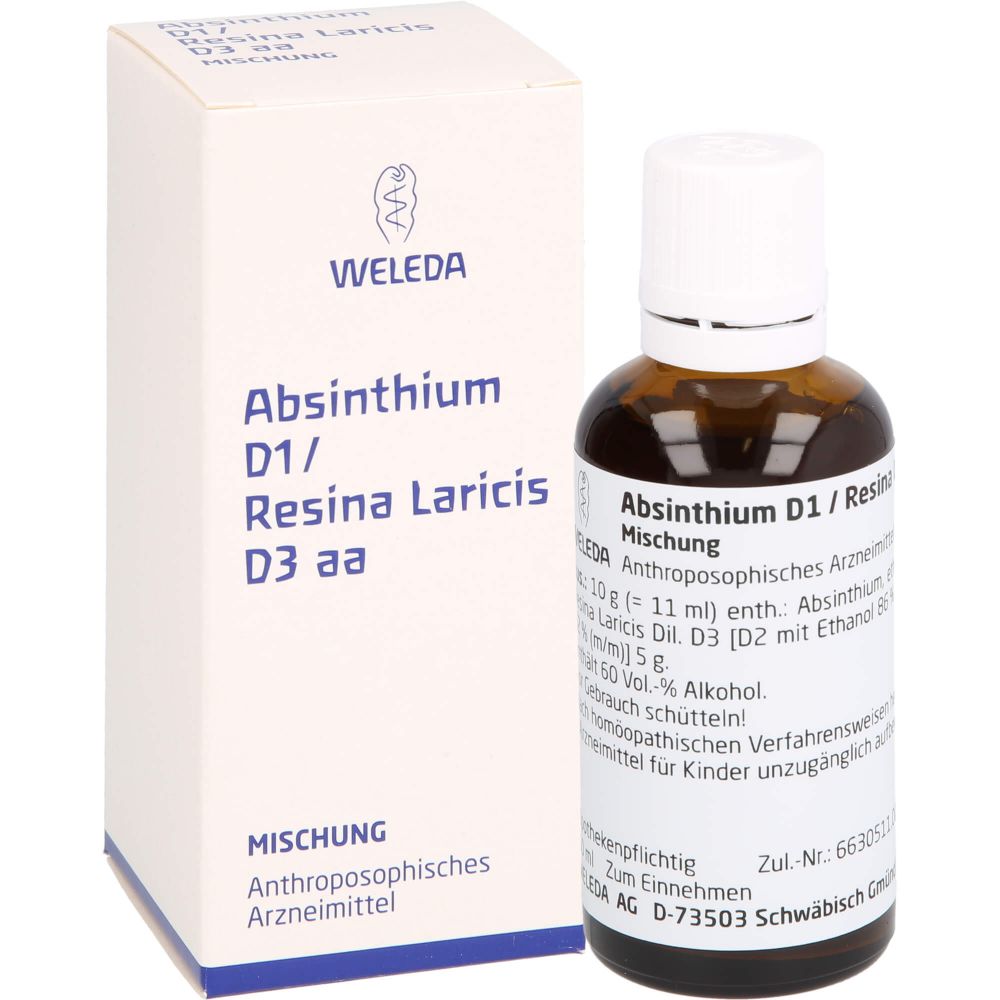 ABSINTHIUM D 1 Resina Laricis D 3 aa Mischung