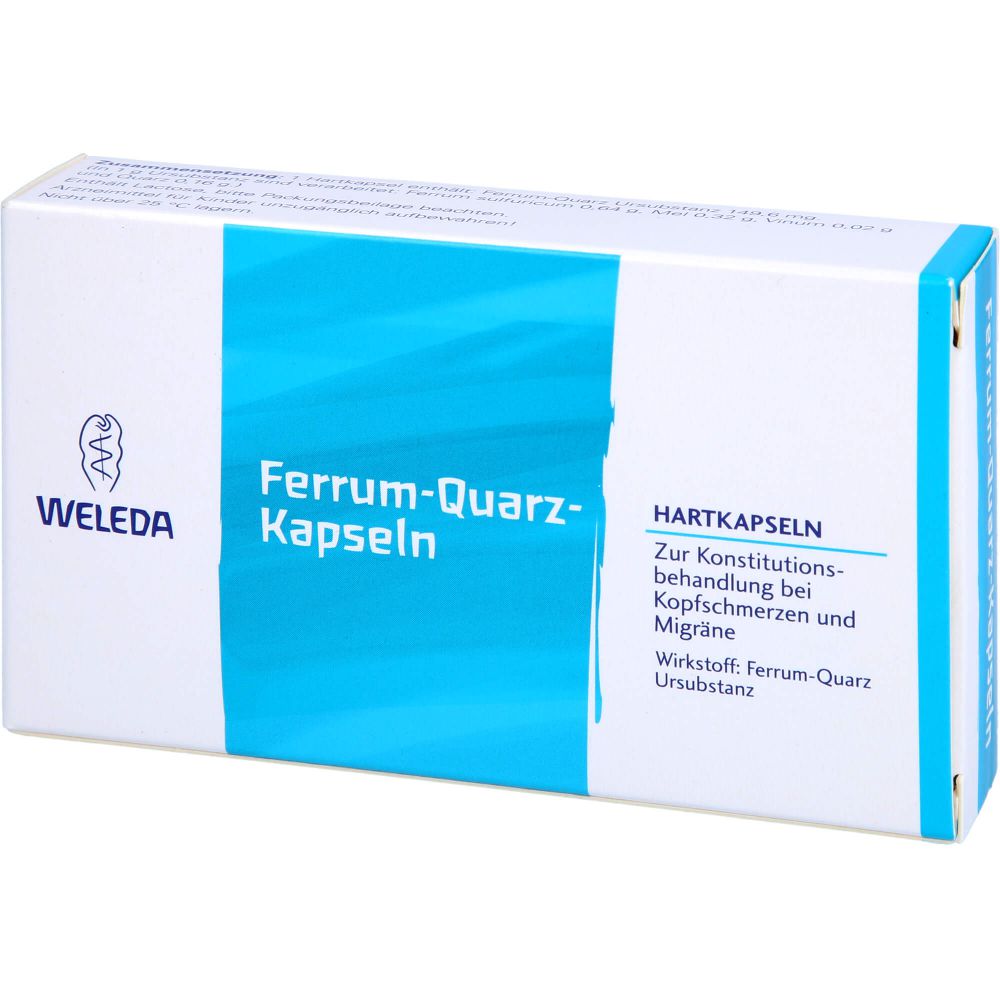 WELEDA FERRUM QUARZ Hartkapseln