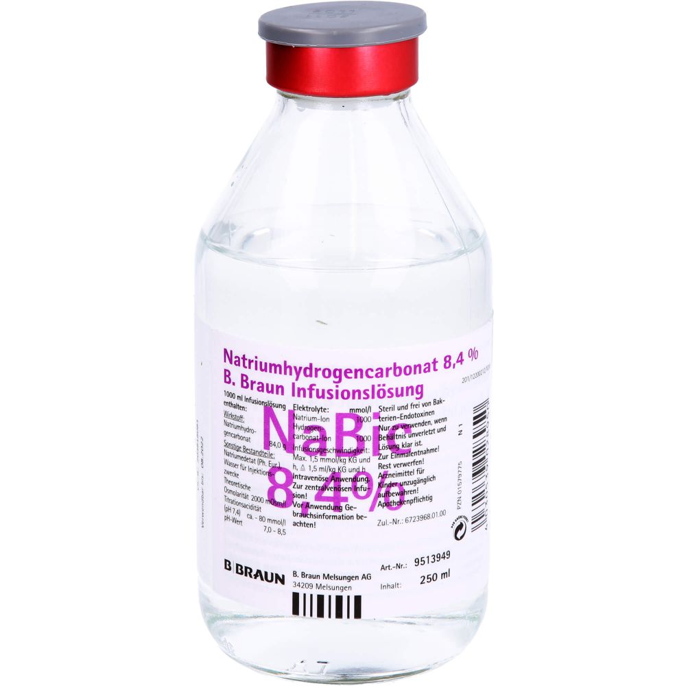 NATRIUMHYDROGENCARBONAT B.Braun 8,4% Glas