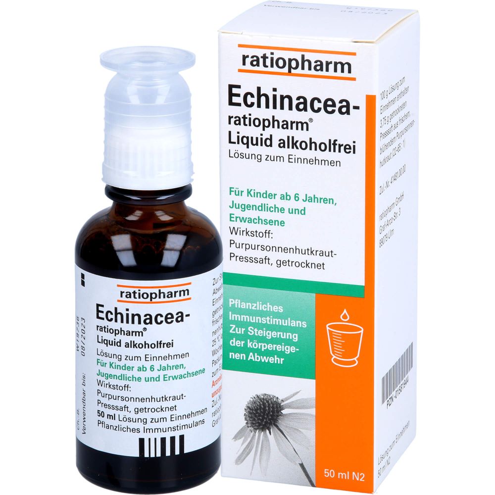 Echinacea-Ratiopharm Liquid alkoholfrei 50 ml