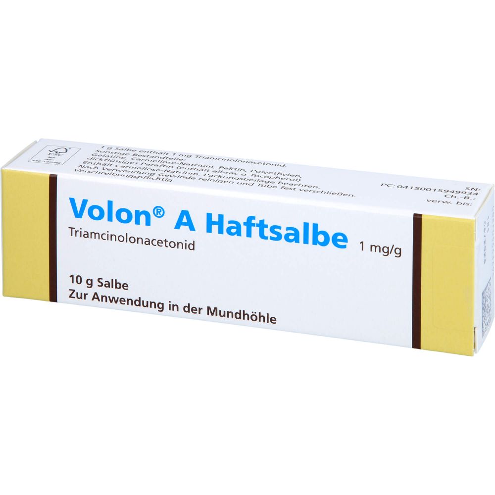 VOLON A Haftsalbe 1 mg/g z.Anwend.in der Mundhöhle