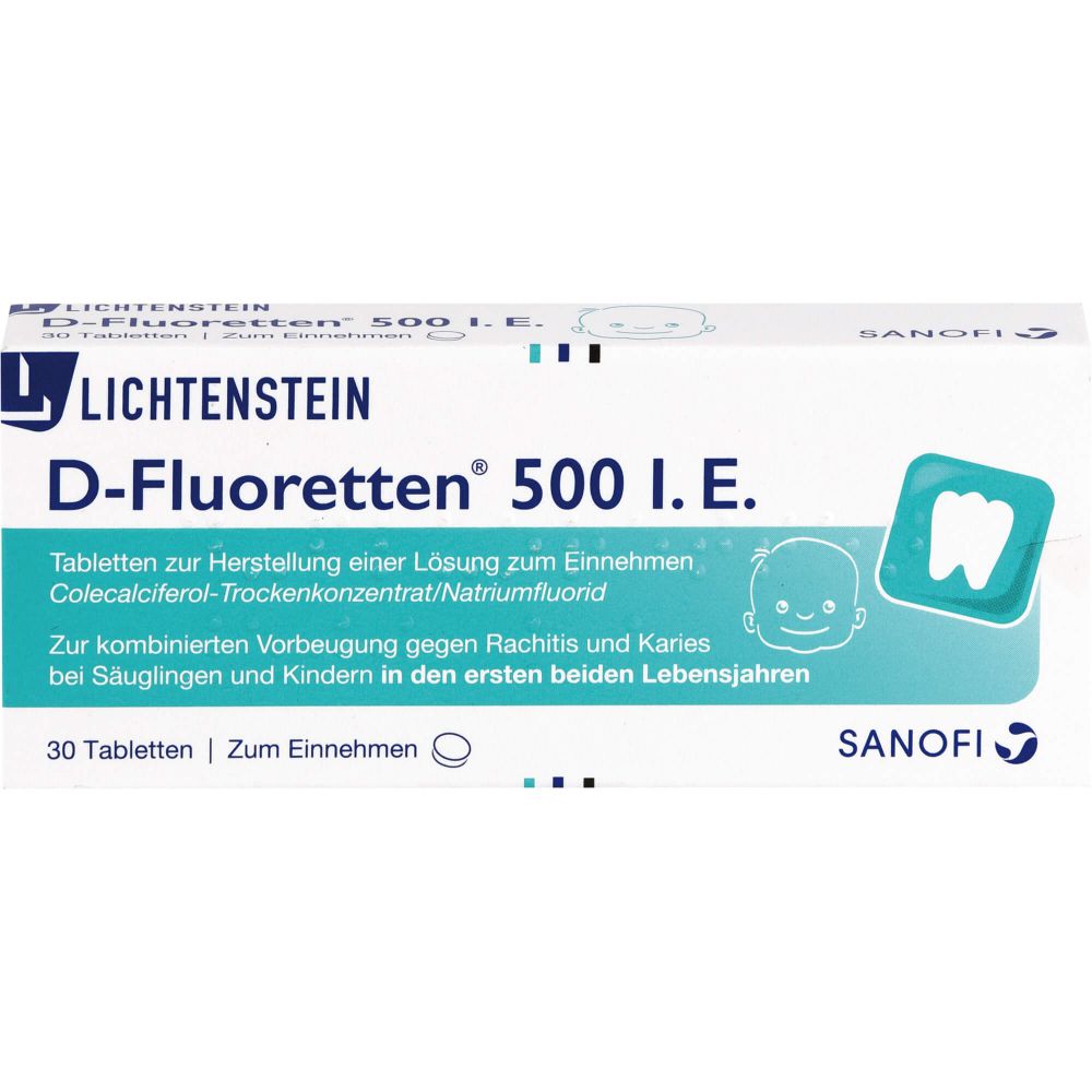 D FLUORETTEN 500 Tabletten