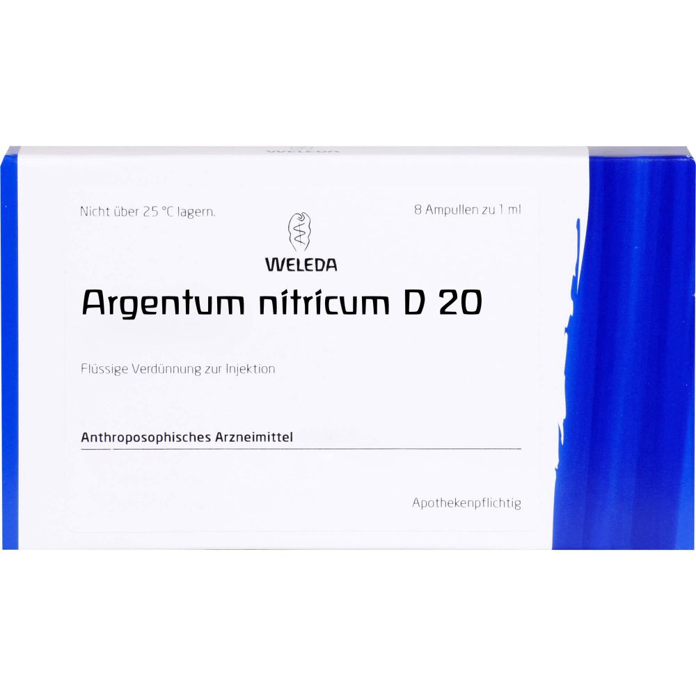 ARGENTUM NITRICUM D 20 Ampullen
