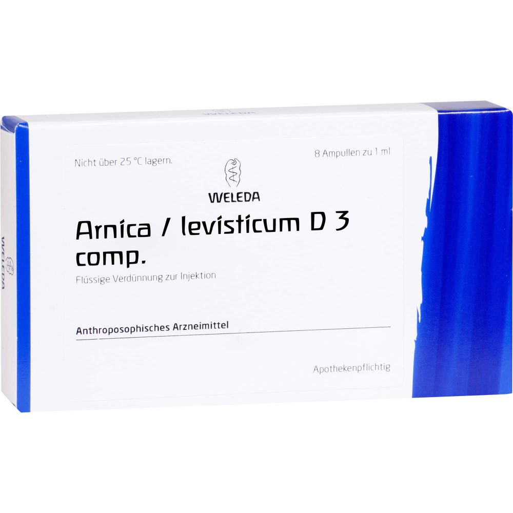 WELEDA ARNICA/LEVISTICUM D 3 comp.Ampullen