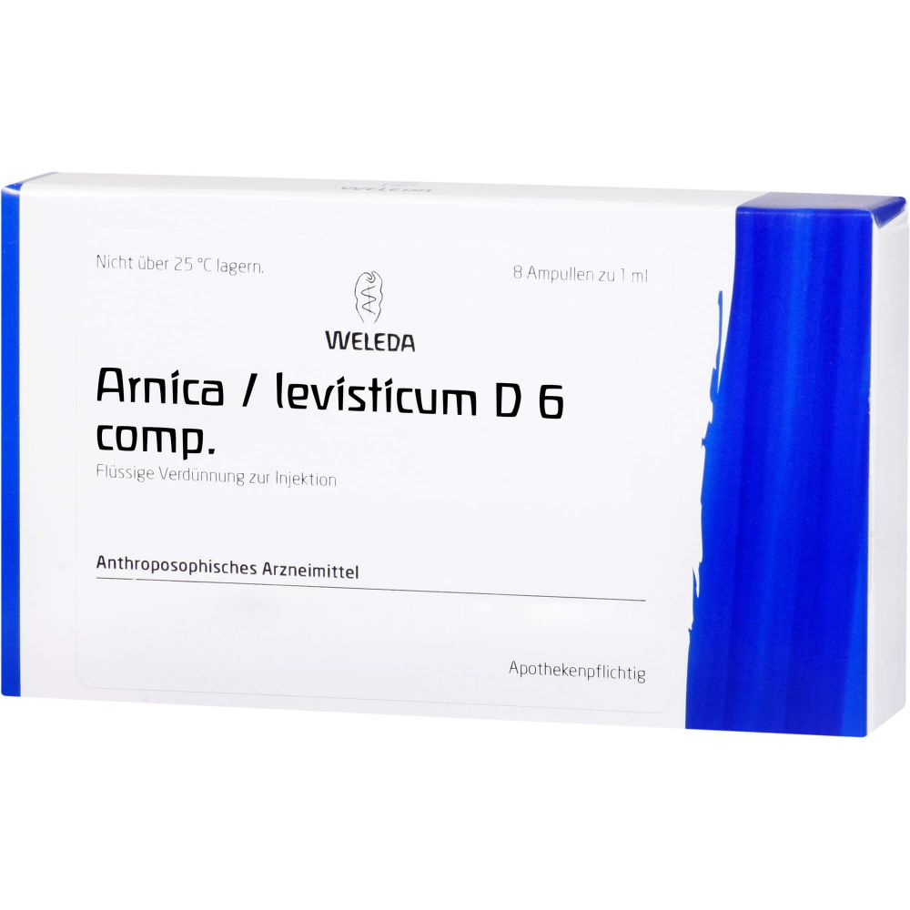 WELEDA ARNICA/LEVISTICUM D 6 comp.Ampullen