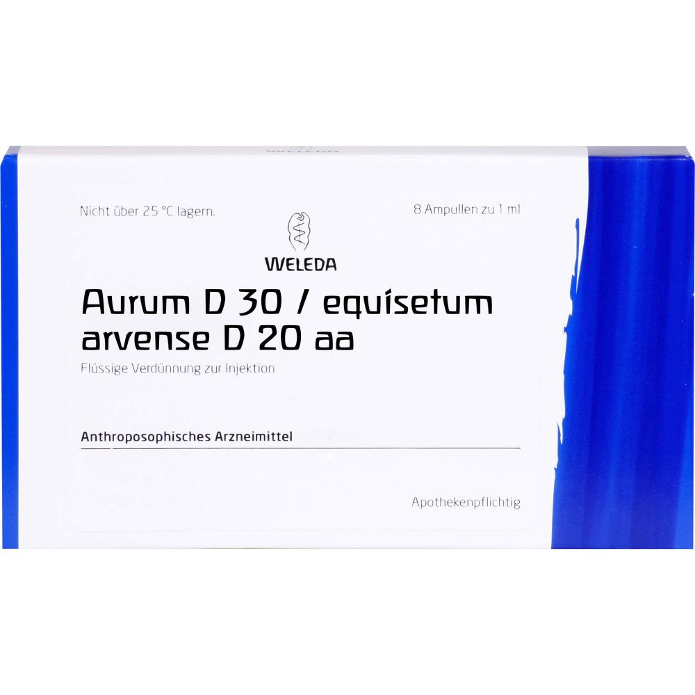 AURUM D 30/Equisetum arvense D 20 aa Ampullen