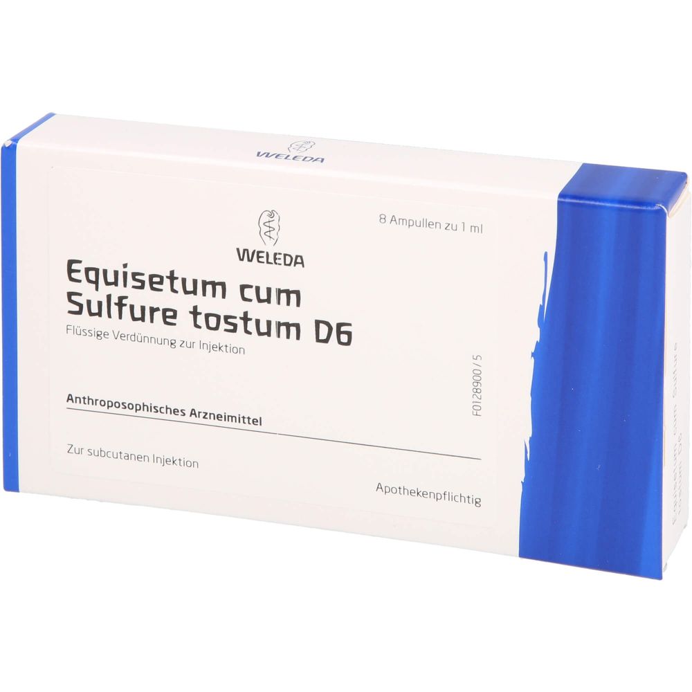 WELEDA EQUISETUM CUM Sulfure tostum D 6 Ampullen