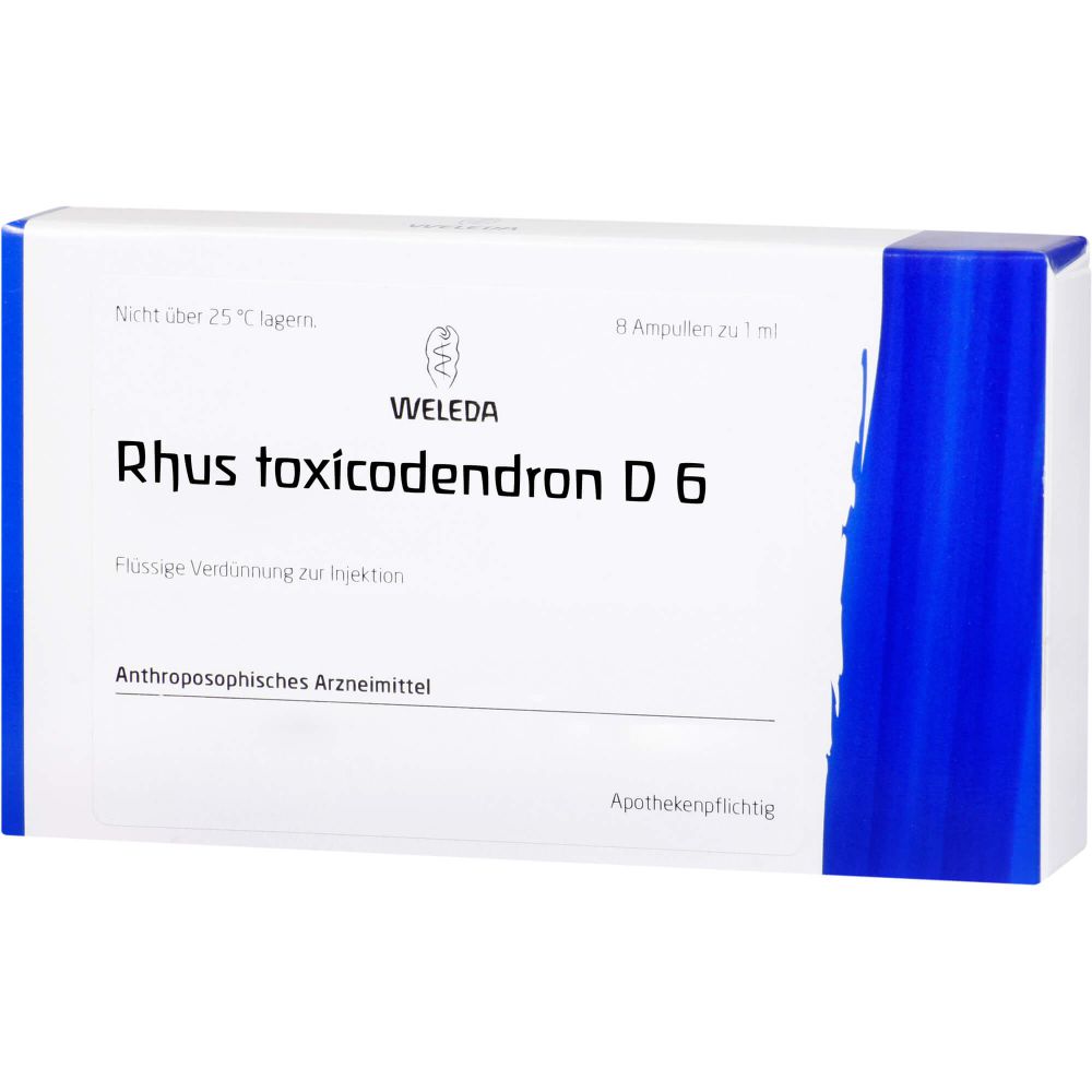 WELEDA RHUS TOXICODENDRON D 6 Ampullen