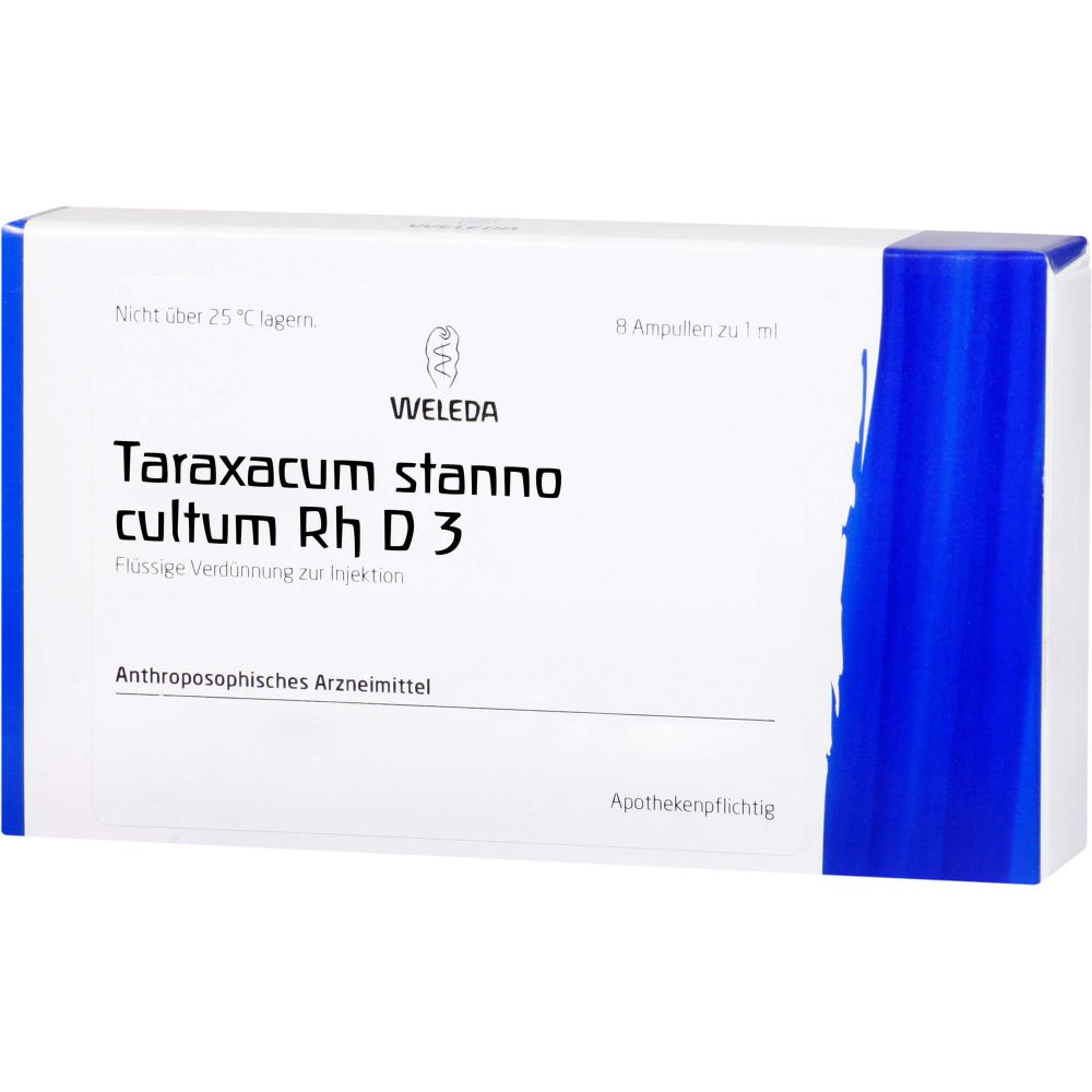 TARAXACUM STANNO cultum RH D 3 Ampullen