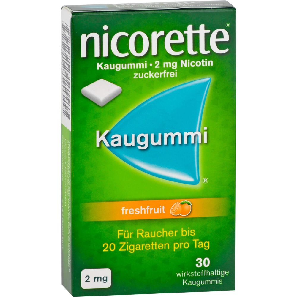 NICORETTE Kaugummi 2 mg freshfruit