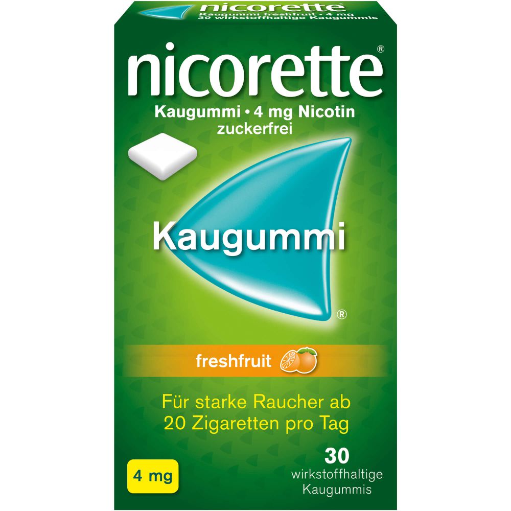 NICORETTE Kaugummi 4 mg freshfruit