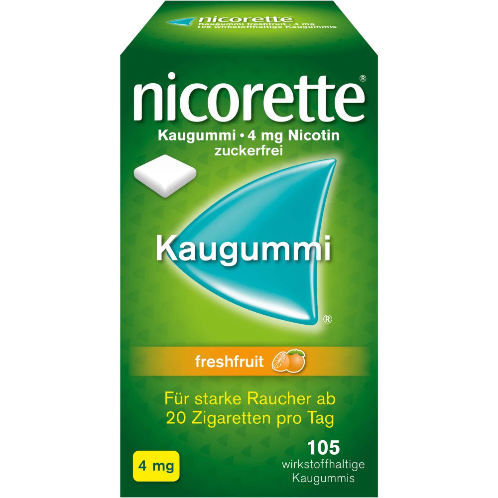 NICORETTE Kaugummi 4 mg freshfruit