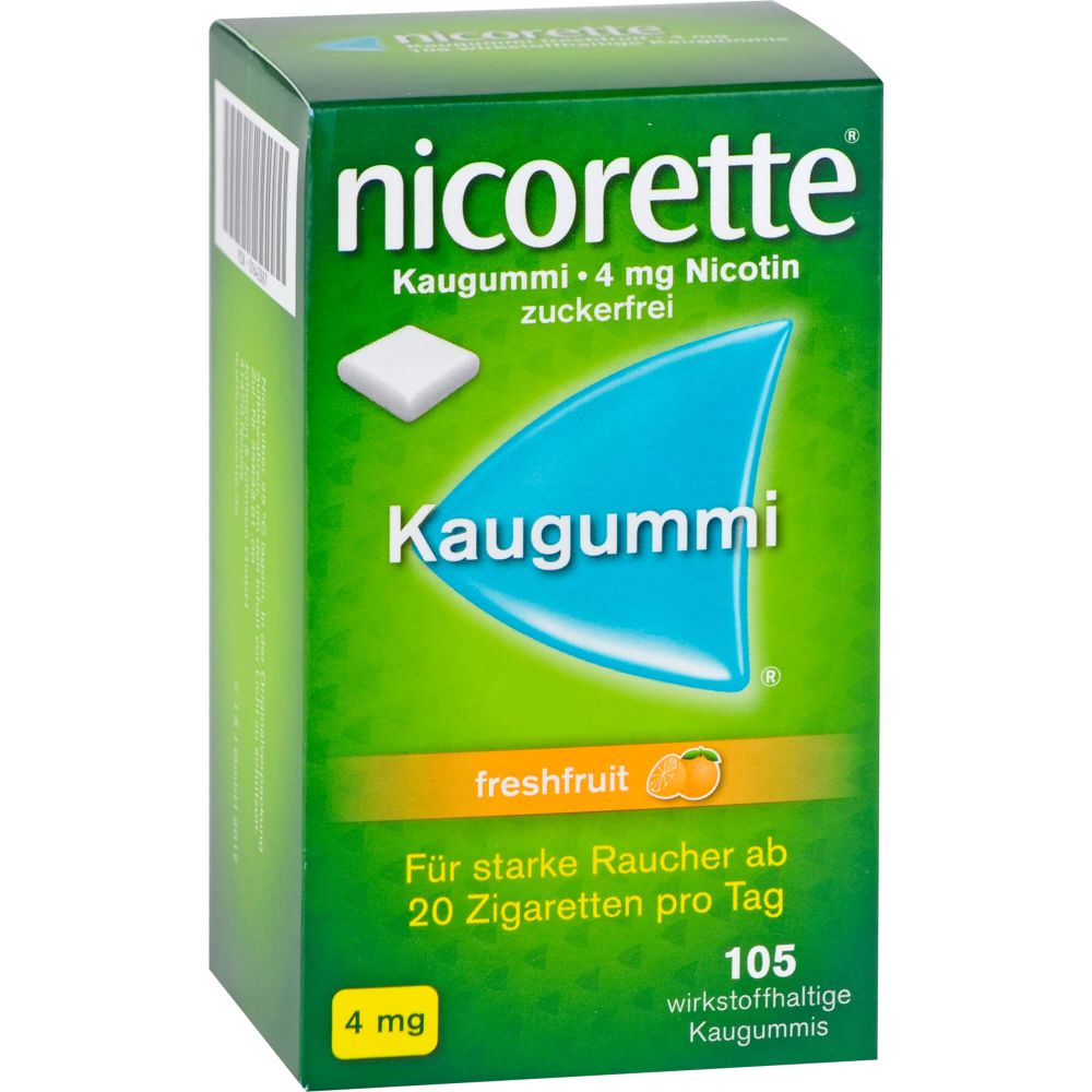 Nicorette Kaugummi 4 mg freshfruit 105 St
