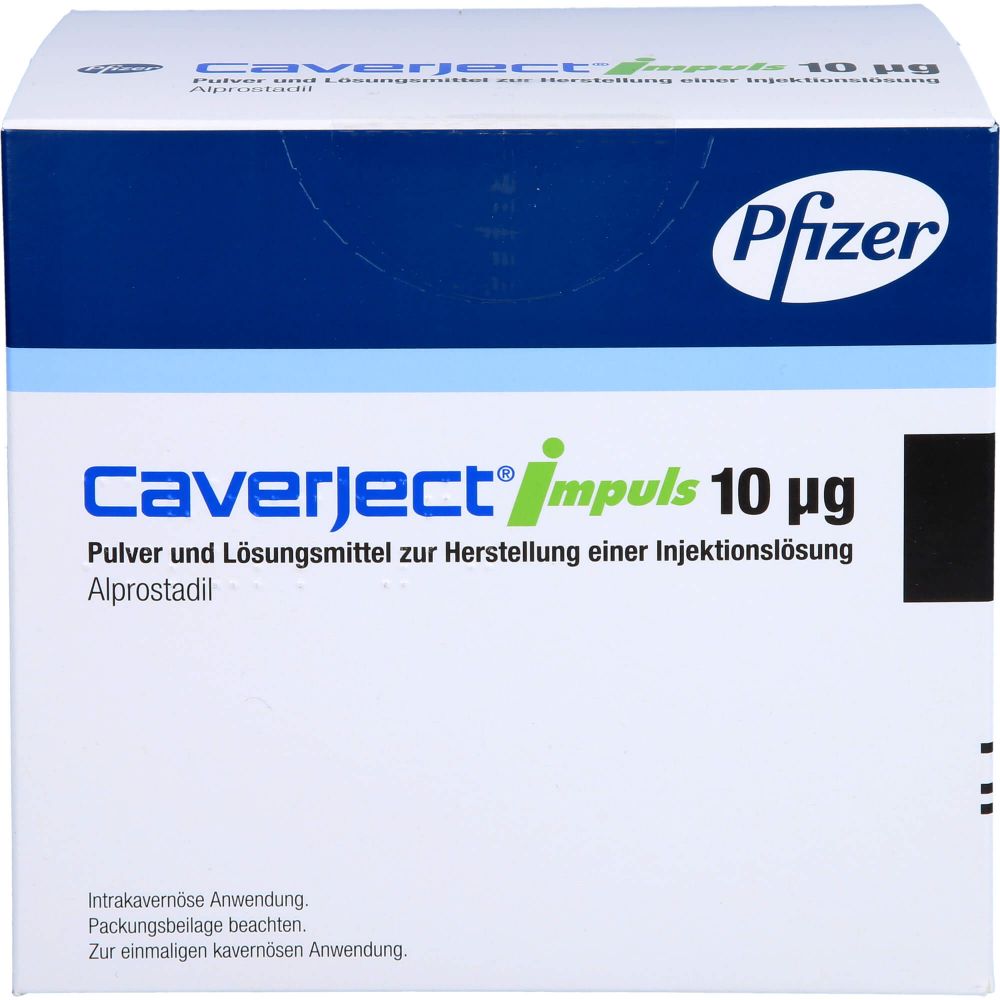 CAVERJECT Impuls 10 μg Zweikammerspr.P+LM H.Inj.L.