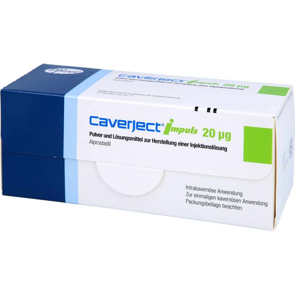 CAVERJECT Impuls 20 μg Zweikammerspr.P+LM H.Inj.L.