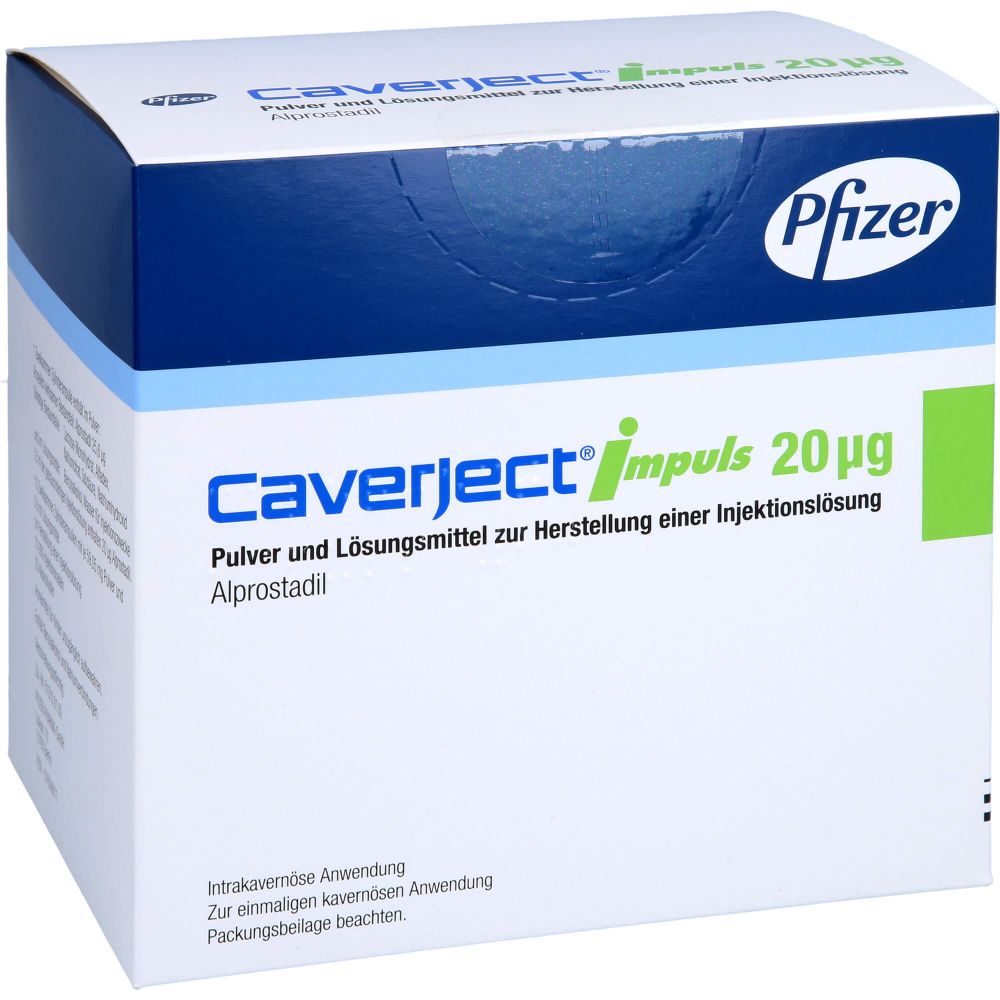 CAVERJECT Impuls 20 μg Zweikammerspr.P+LM H.Inj.L.