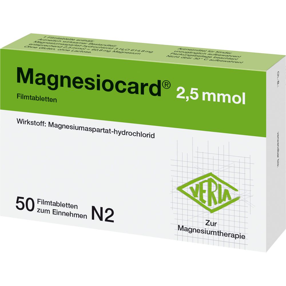 MAGNESIOCARD 2,5 mmol Filmtabletten