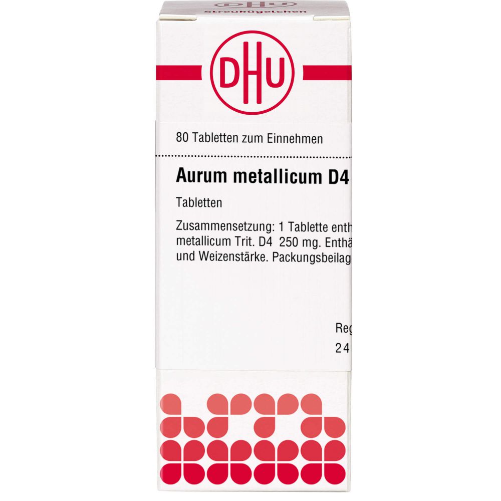 Aurum Metallicum D 4 Tabletten 80 St