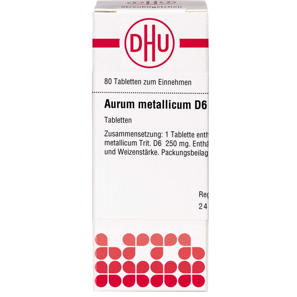 Aurum Metallicum D 6 Tabletten 80 St