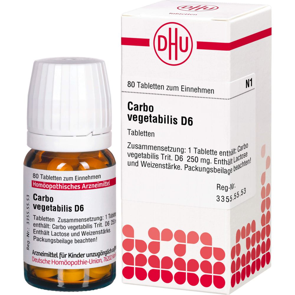 CARBO VEGETABILIS D 6 Tabletten