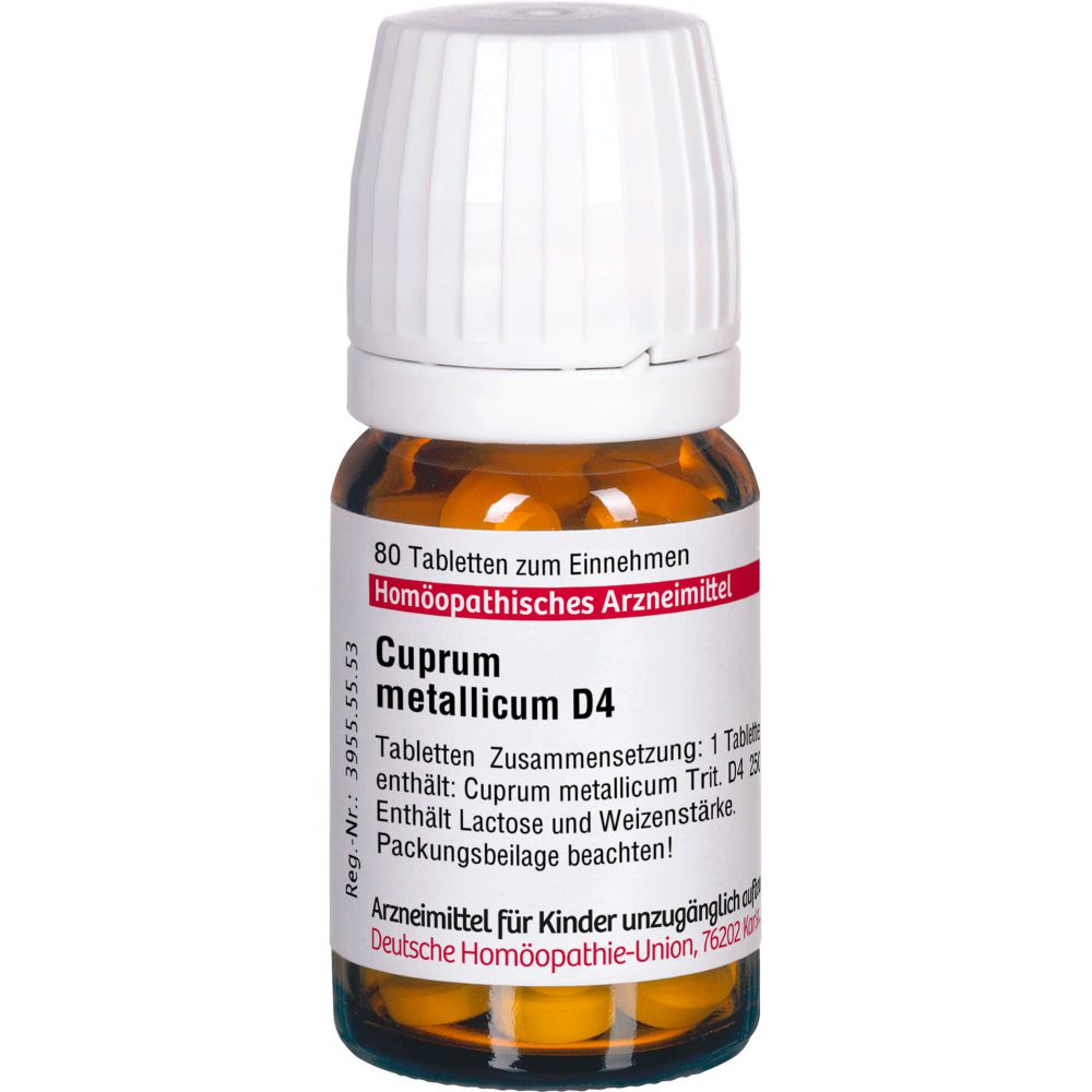 Cuprum Metallicum D 4 Tabletten 80 St