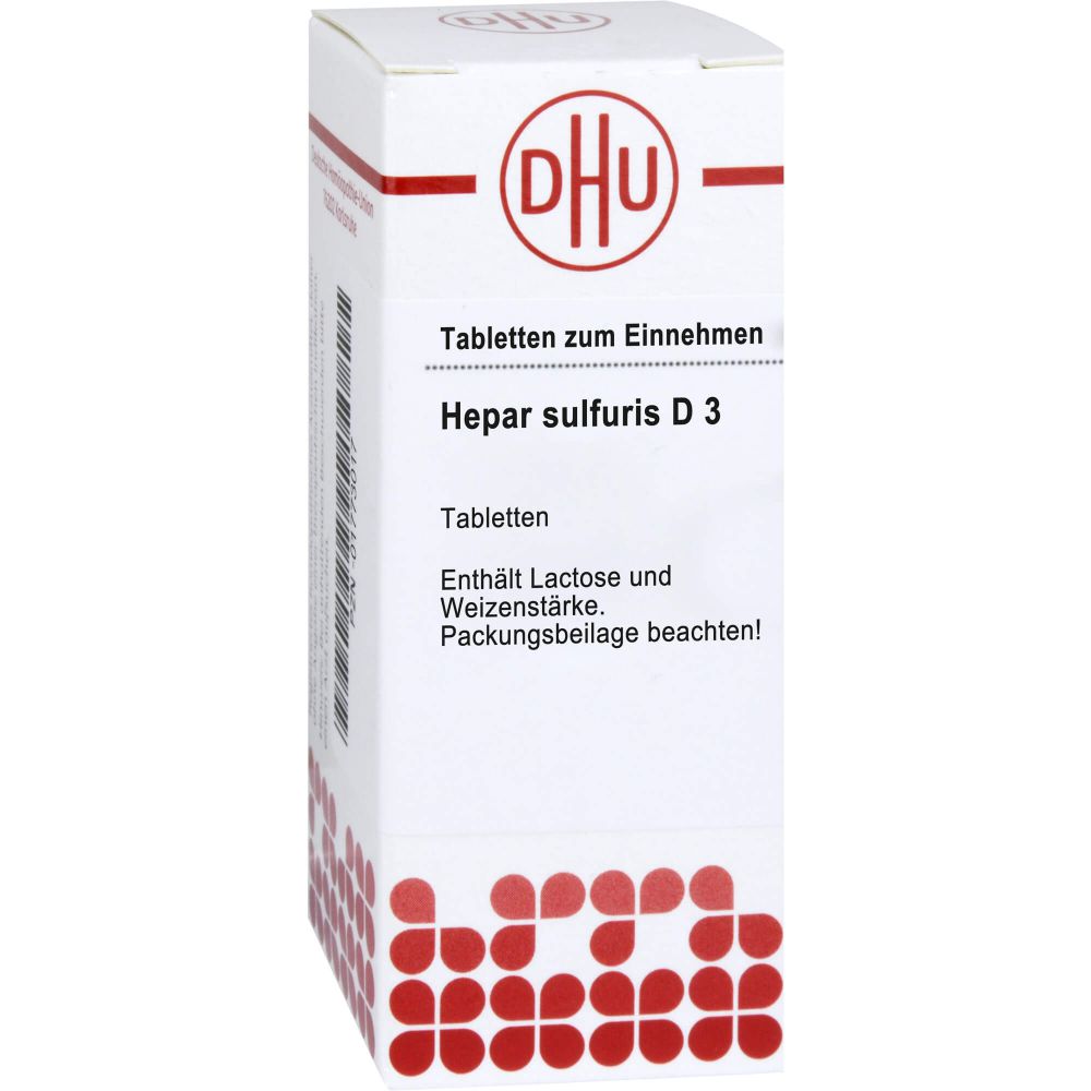 HEPAR SULFURIS D 3 Tabletten