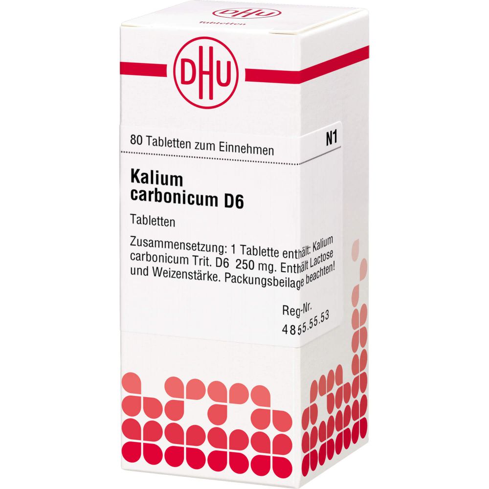 Kalium Carbonicum D 6 Tabletten 80 St