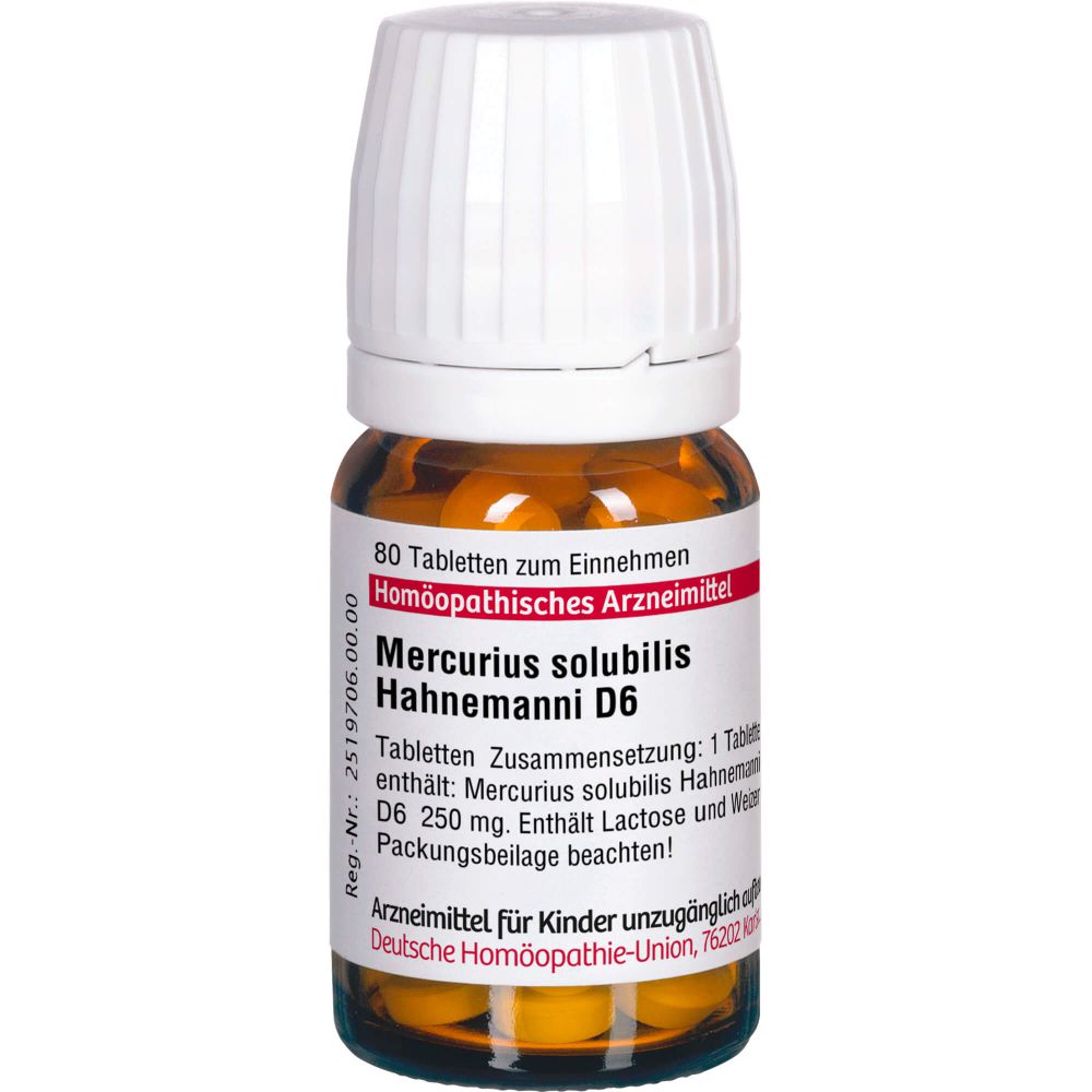 MERCURIUS SOLUBILIS Hahnemanni D 6 Tabletten
