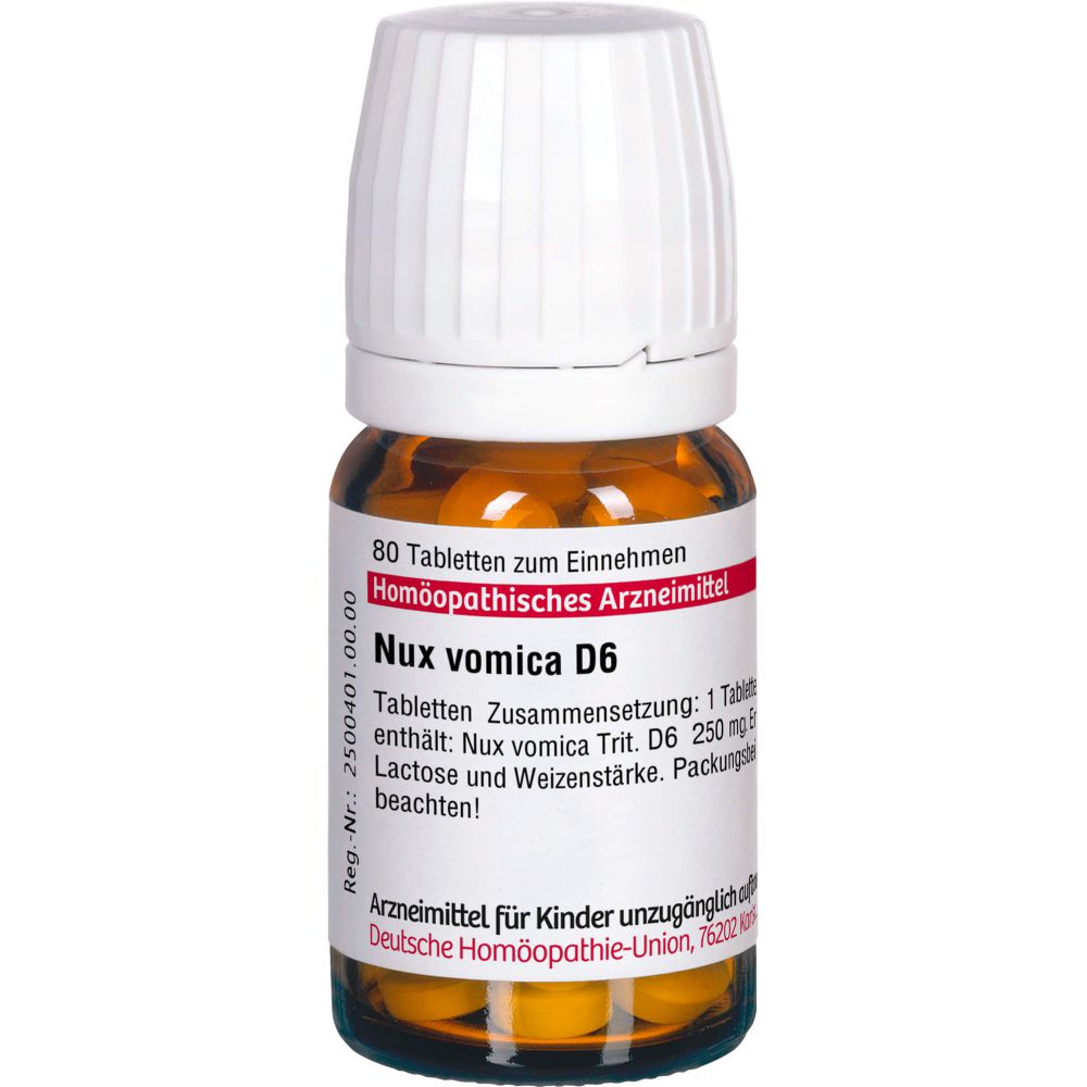 NUX VOMICA D 6 Tabletten