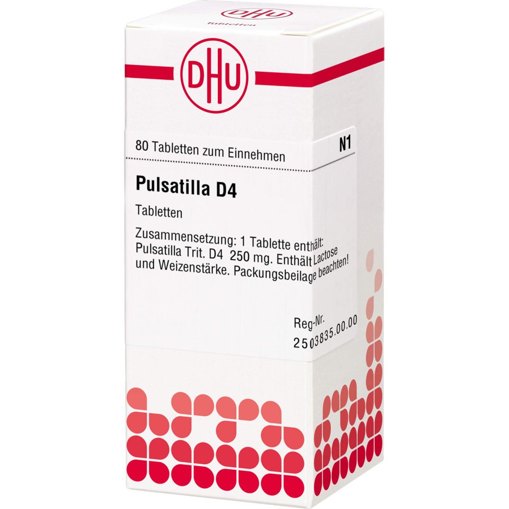 Pulsatilla D 4 Tabletten 80 St 80 St