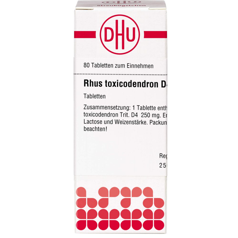 RHUS TOXICODENDRON D 4 Tabletten