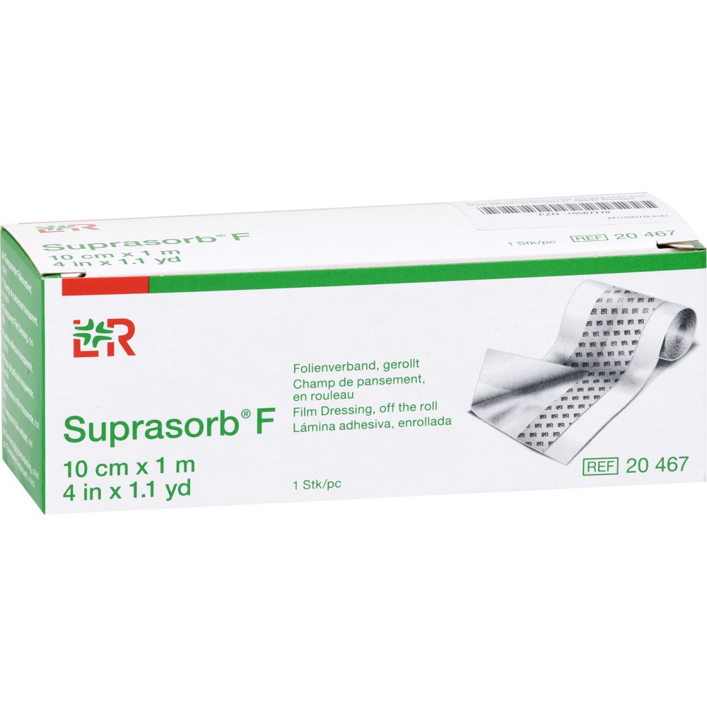 SUPRASORB F Folien-Wundverb.10 cmx1 m unste.Rolle