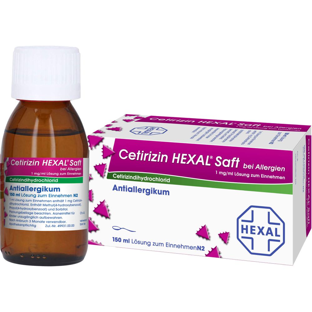 CETIRIZIN HEXAL Saft bei Allergien