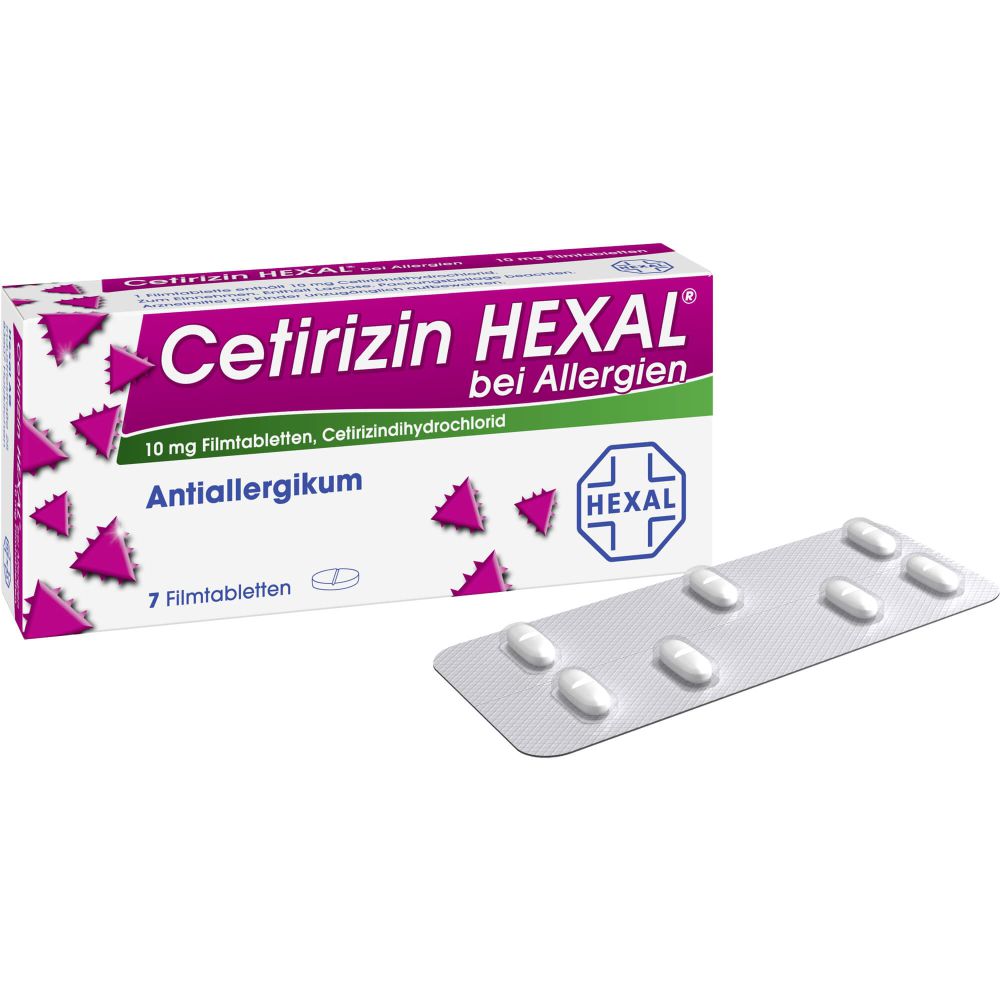 Cetirizin Hexal Filmtabletten Bei Allergien 7 St Allergie Heuschnupfen Arzneimittel Engel Apotheke Munchberg