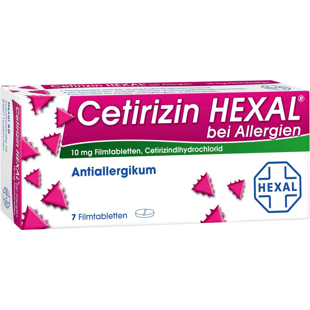 CETIRIZIN HEXAL Filmtabletten bei Allergien