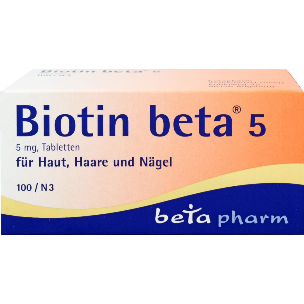 BIOTIN BETA 5 Tabletten