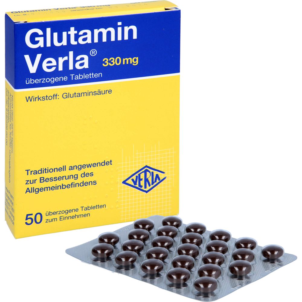 GLUTAMIN VERLA überzogene Tabletten