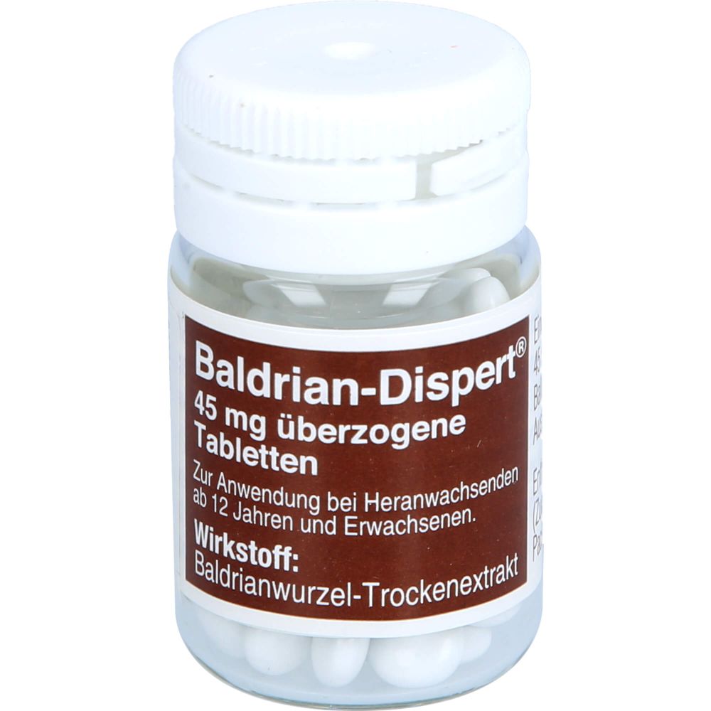 BALDRIAN DISPERT 45 mg überzogene Tabletten 50 St - Baldrian - Heilpflanzen  & Wildkräuter - Natur und Homöopathie - Arzneimittel - pharmaphant