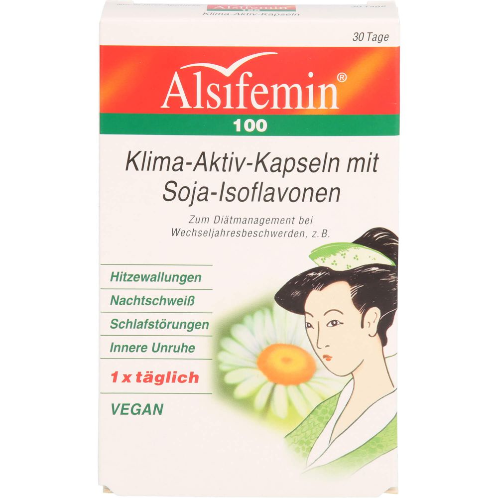 Alsifemin 100 Klima-Aktiv m.Soja 1x1 Kapseln 30 St